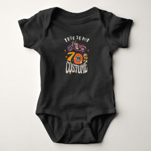 Body Para Bebê Este é o meu efeito de Tigre de Figurino dos 70