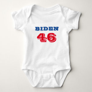 Body Para Bebê Estilo Collegiado Biden 46