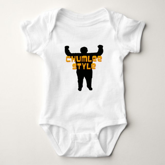 Body Para Bebê Estilo de Chumlee (Frente)