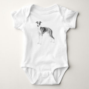 Body Para Bebê Estilo de Greyhound Italiano