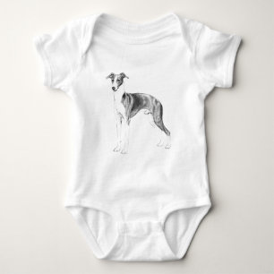 Body Para Bebê Estilo de Greyhound Italiano