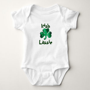 Body Para Bebê Estilo infantil do t-shirt do Lassie irlandês