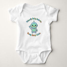 Body Para Bebê Estilo Robô Crianças Divertidas - Algodão
