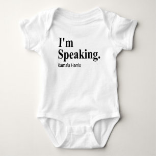 Body Para Bebê Estou falando, Kamala Harris, Biden Harris 2020