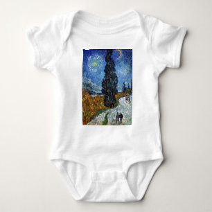 Body Para Bebê Estrada secundária Provence do impressão da arte