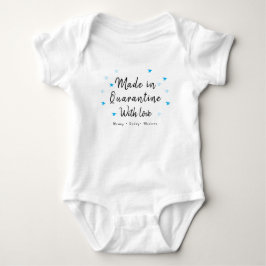 Body Para Bebê Estrela azul personalizada | Feito em Quarentena