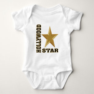 Body Para Bebê Estrela de Hollywood