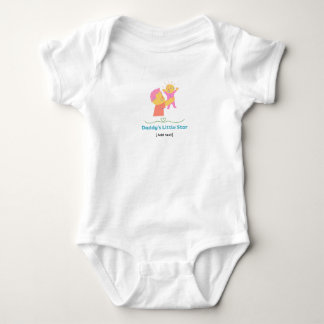 Body Para Bebê Estrela do Papai - Pai e Bebê Fofos 