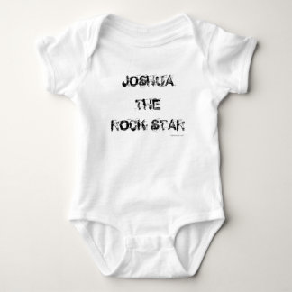 Body Para Bebê Estrela do rock de Onsie do bebê personalizada