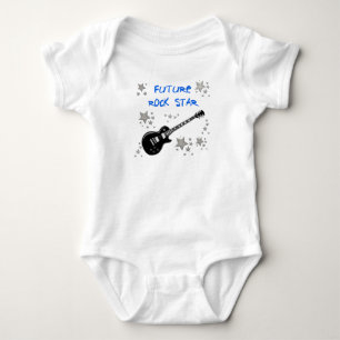 Body Para Bebê Estrela do rock futuro