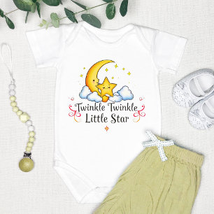 Body Para Bebê "Estrelinha Brilhante"