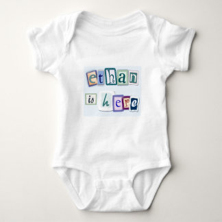 Body Para Bebê Ethan está aqui