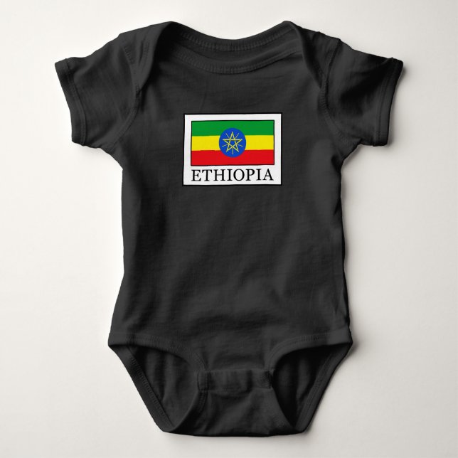 Body Para Bebê Etiópia (Frente)