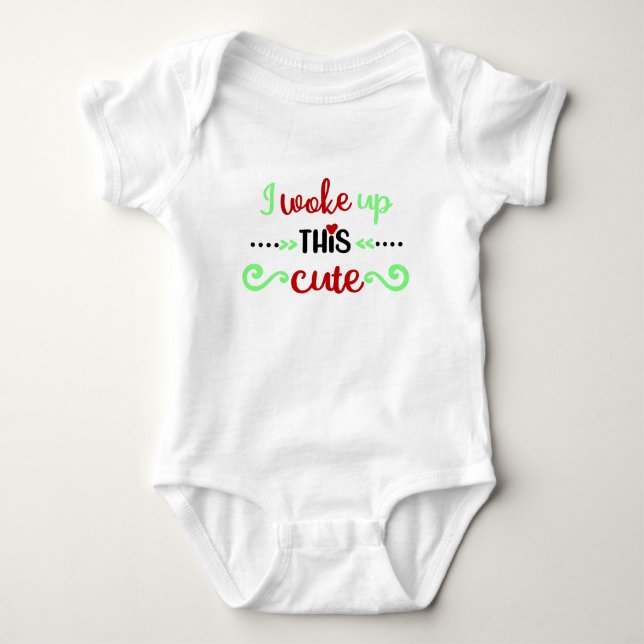 Body Para Bebê Eu Acordei Essa Gota (Frente)