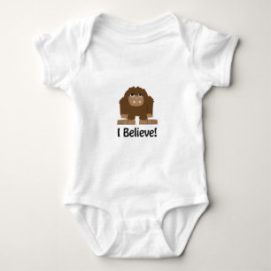 Body Para Bebê Eu acredito! Bigfoot bonito