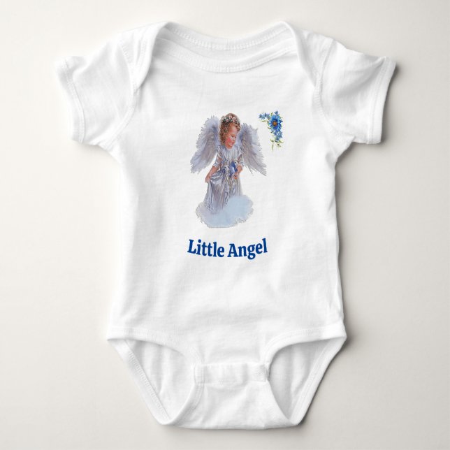 Body Para Bebê Eu acredito em Anjos (Frente)
