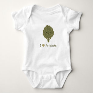 Body Para Bebê Eu adoro alcachofra