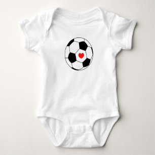 Body Para Bebê Eu adoro futebol!