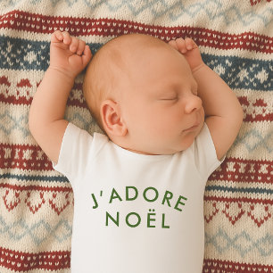 Body Para Bebê Eu adoro o Natal Love Christmas Arte de Citação