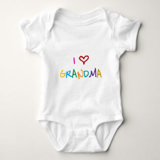 Body Para Bebê Eu amo a avó