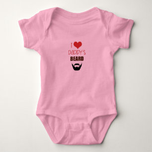 BODY PARA BEBÊ EU AMO A BARBA DO PAI
