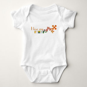 Body Para Bebê Eu amo a minha Mimi