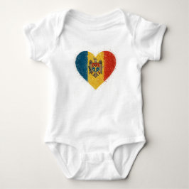 Body Para Bebê Eu amo a Moldávia – Iubesc Moldova