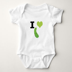 Body Para Bebê Eu Amo Abobrinha