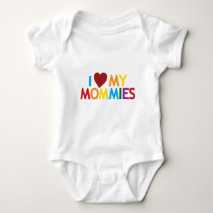 Body Para Bebê Eu amo as minhas mamães