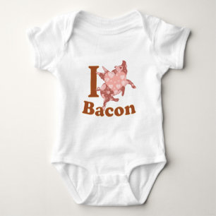 Body Para Bebê EU AMO BACO voador