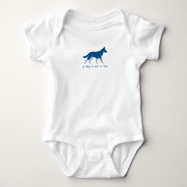 Body Para Bebê eu amo cachorro (Frente)
