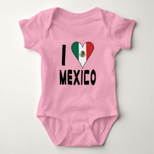 Body Para Bebê Eu Amo Garota México