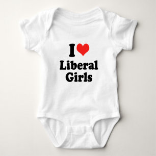 BODY PARA BEBÊ EU AMO GAROTAS LIBERAIS