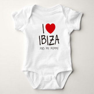 Body Para Bebê Eu amo Ibiza e minha mamã