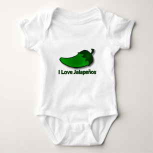 Body Para Bebê Eu amo Jalapenos