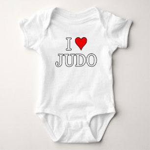 Body Para Bebê Eu Amo Judo