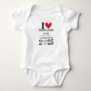 BODY PARA BEBÊ EU AMO MÃE E PAI