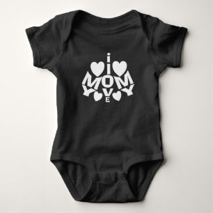 Body Para Bebê Eu amo mamães
