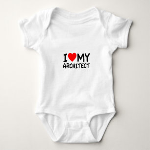 Body Para Bebê Eu Amo Meu Arquiteto