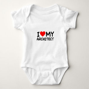 Body Para Bebê Eu Amo Meu Arquiteto