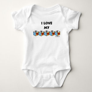 Body Para Bebê Eu amo meu bebê do pai