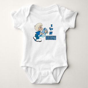 Body Para Bebê Eu Amo Meu Cavalo