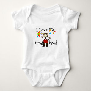 Body Para Bebê Eu amo meu grande Grandad