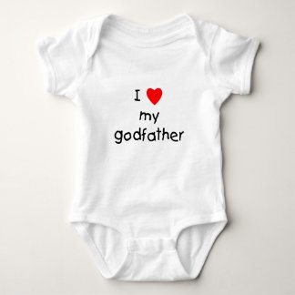Body Para Bebê Eu amo meu padrinho