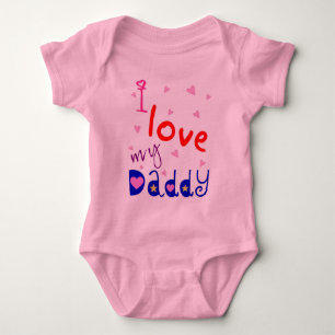 Body Para Bebê Eu amo meu pai