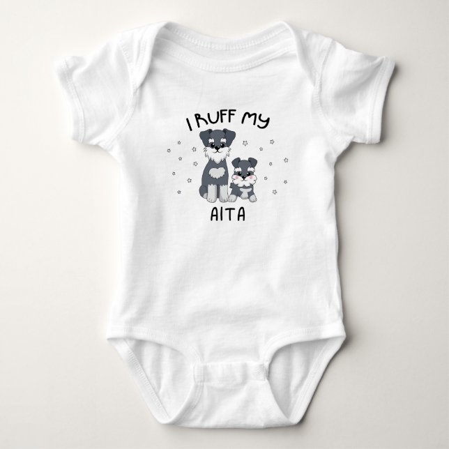 Body Para Bebê Eu Amo Meu Pai - Cachorrinho Fofo (Frente)
