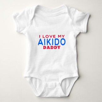 Body Para Bebê Eu amo meu pai do Aikido