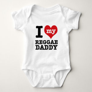 Body Para Bebê Eu amo meu pai do dançarino da reggae