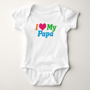 Body Para Bebê Eu Amo Meu Papai