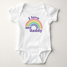 Eu Amo Meu Papai - Cute Arco-Íris